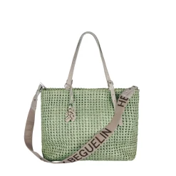 Minerva Shopping M HB Intreccio Crochet Agave Green