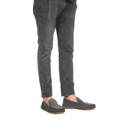Moccasins Chamois Anthracite Grey