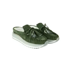 Mocker Slipper Suede Ivy Green