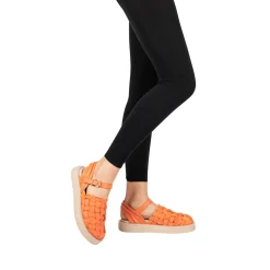 Mule Intreccio Cesta orange