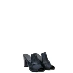 Mule Sandal Nodo Metal Davè Black