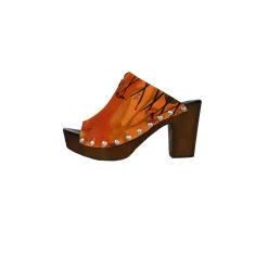 Mules Stampa Masai Orange
