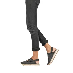 Open Back Sneaker Burano Black