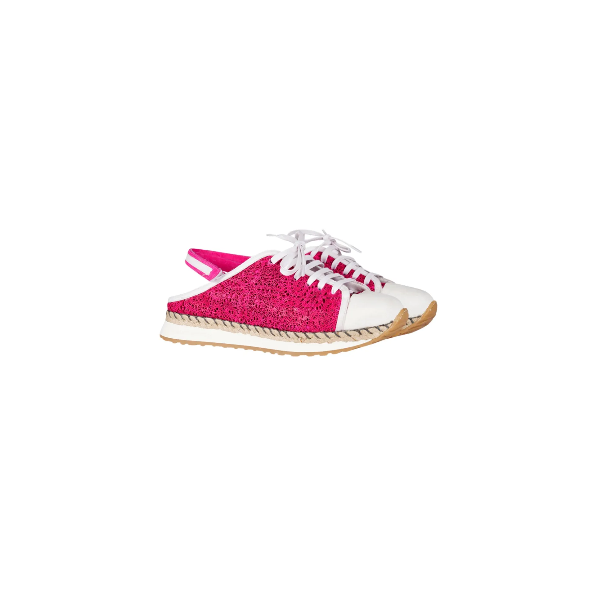 Open Back Sneaker Burano Fuchsia