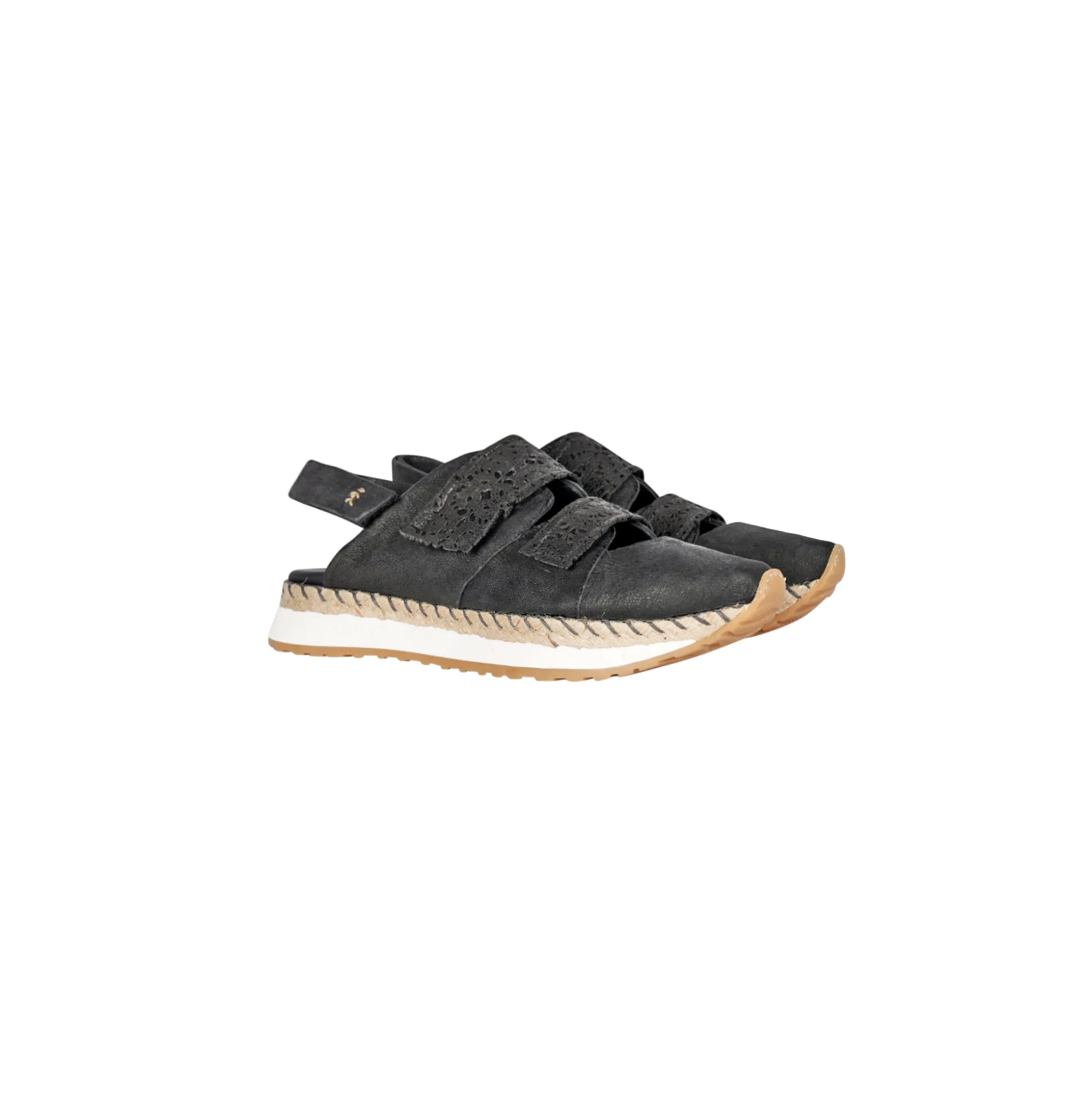 Open Back Sneaker Burano Black