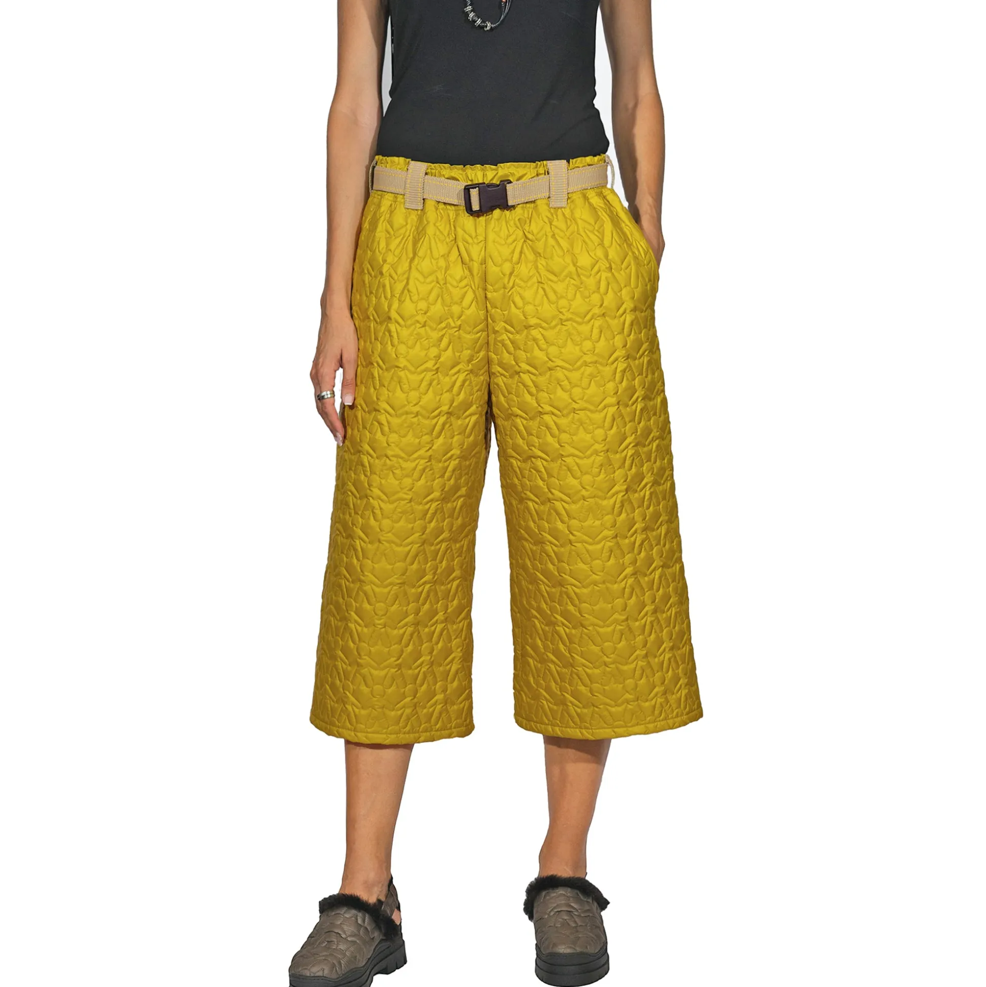 Over Pants Omino Nylon Curry