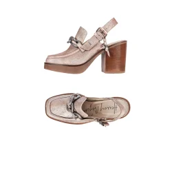 Platform Moccasin Graffiato Rose Gold