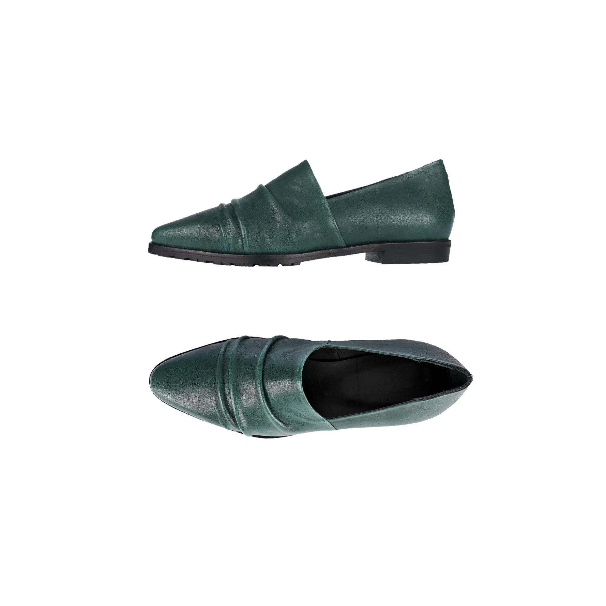 Pointed Loafer Old Iron Teal