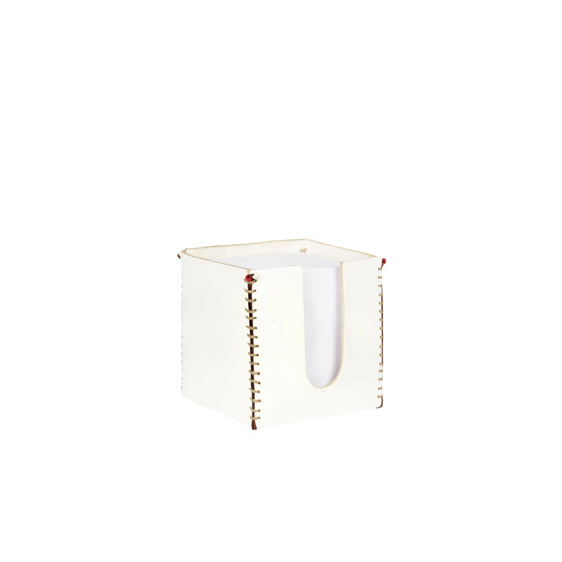 Post-it Holder Cuoio White