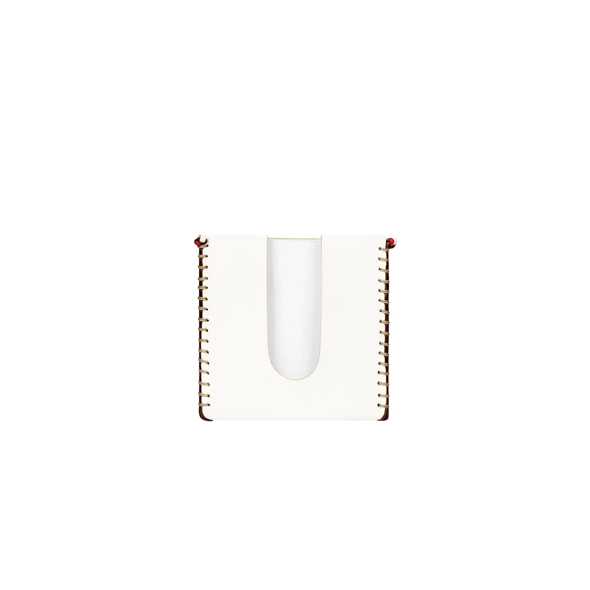 Post-it Holder Cuoio White