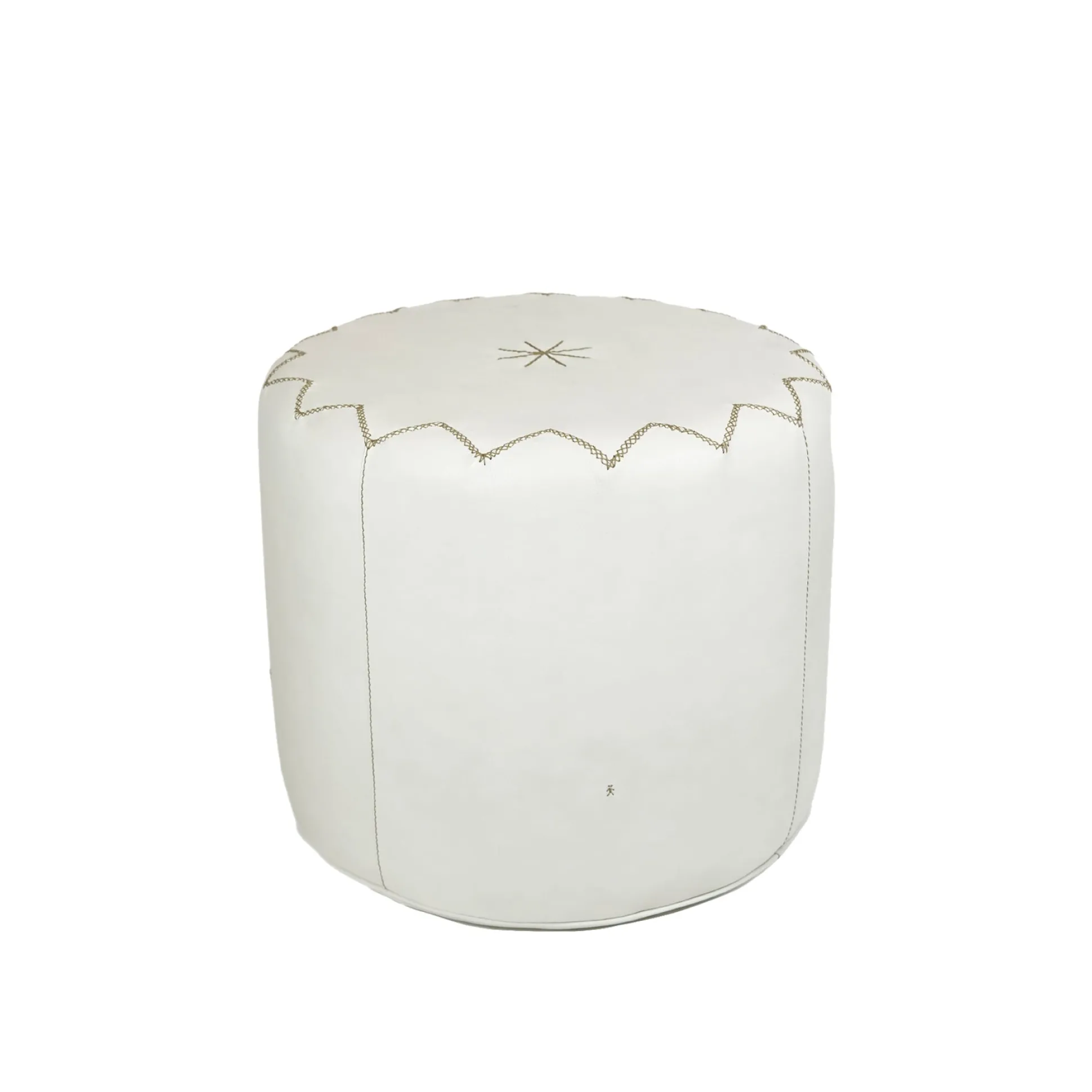 Pouf Dubai S Cervo White