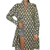 Printed Cotton Trench/Dress White