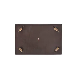Rectangular Cuoio Leather Box Dado Murrine Ebony