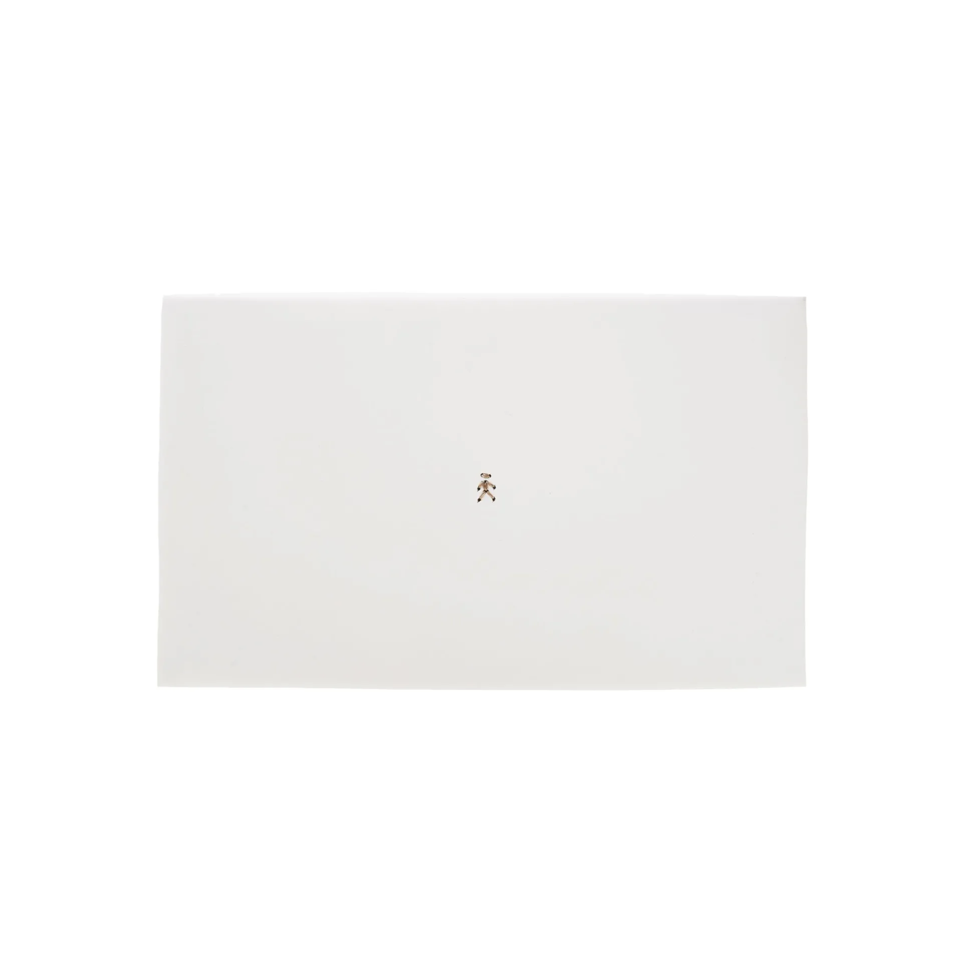 Rectangular Leather Box Dado White