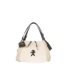 Sacca Boa S Montone Fur Omino Chalk White