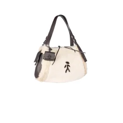 Sacca Boa S Montone Fur Omino Chalk White