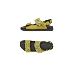 Sandal Intreccio Madreperla Curry
