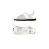 Sandal Intreccio Madreperla Chalk White