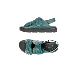 Sandal Intreccio Madreperla Teal