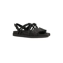 Sandal Intreccio Nodo Madreperla
