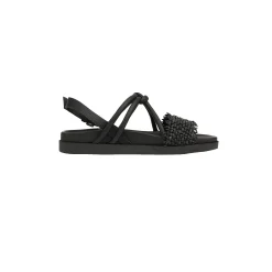 Sandal Intreccio Nodo Madreperla