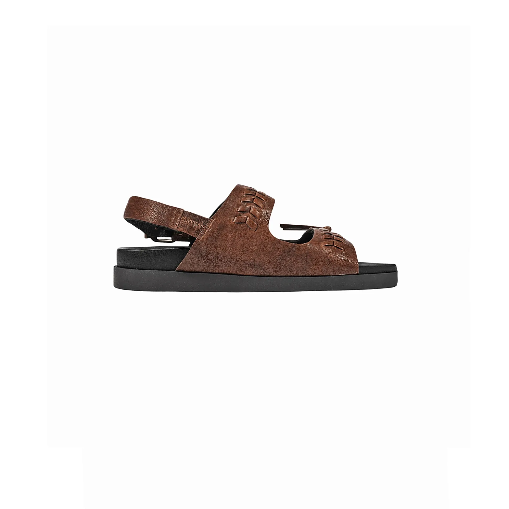 Sandal Ricamo Vegetal Wash Brandy