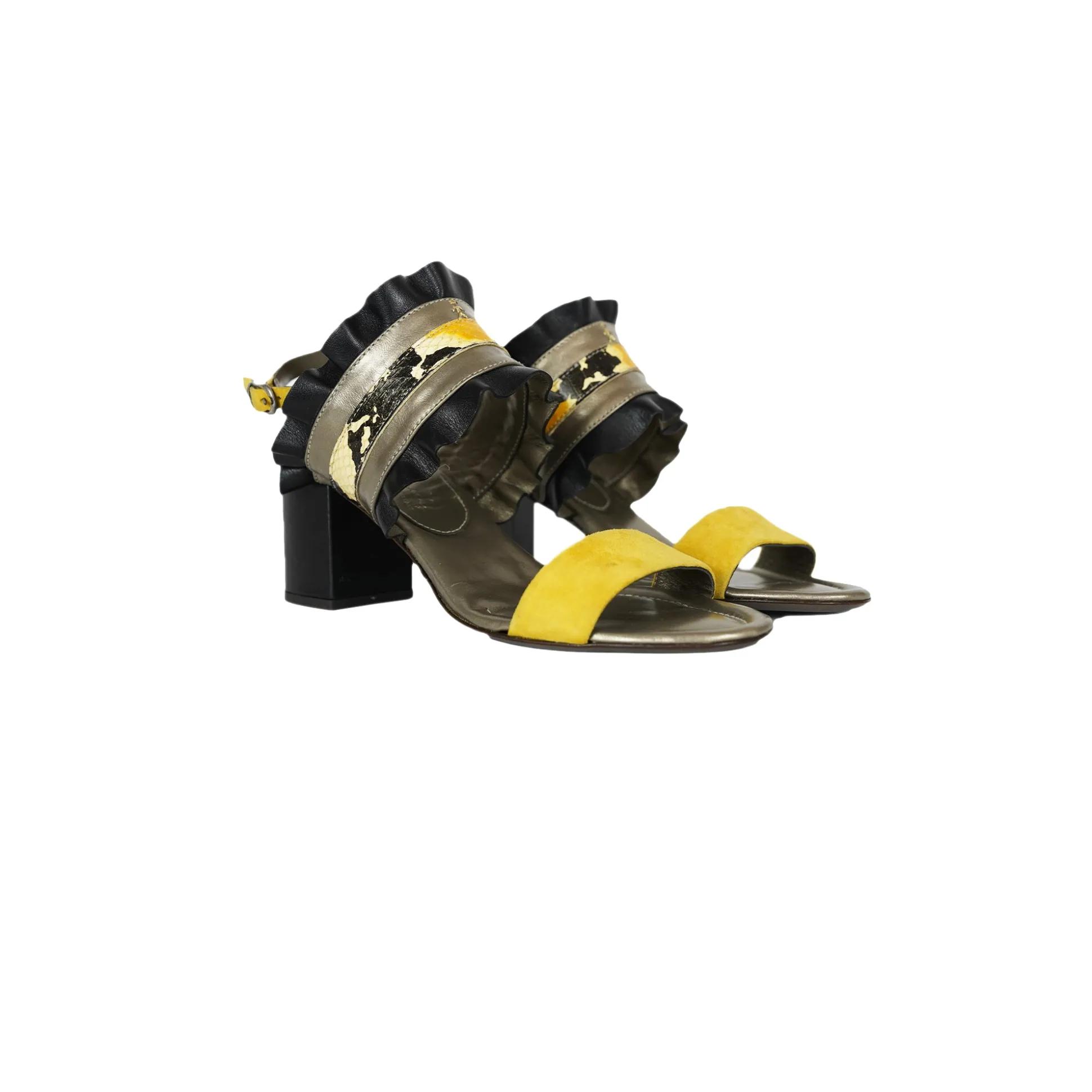 Sandal Suede Yellow