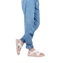 Sandal with Crocodile details