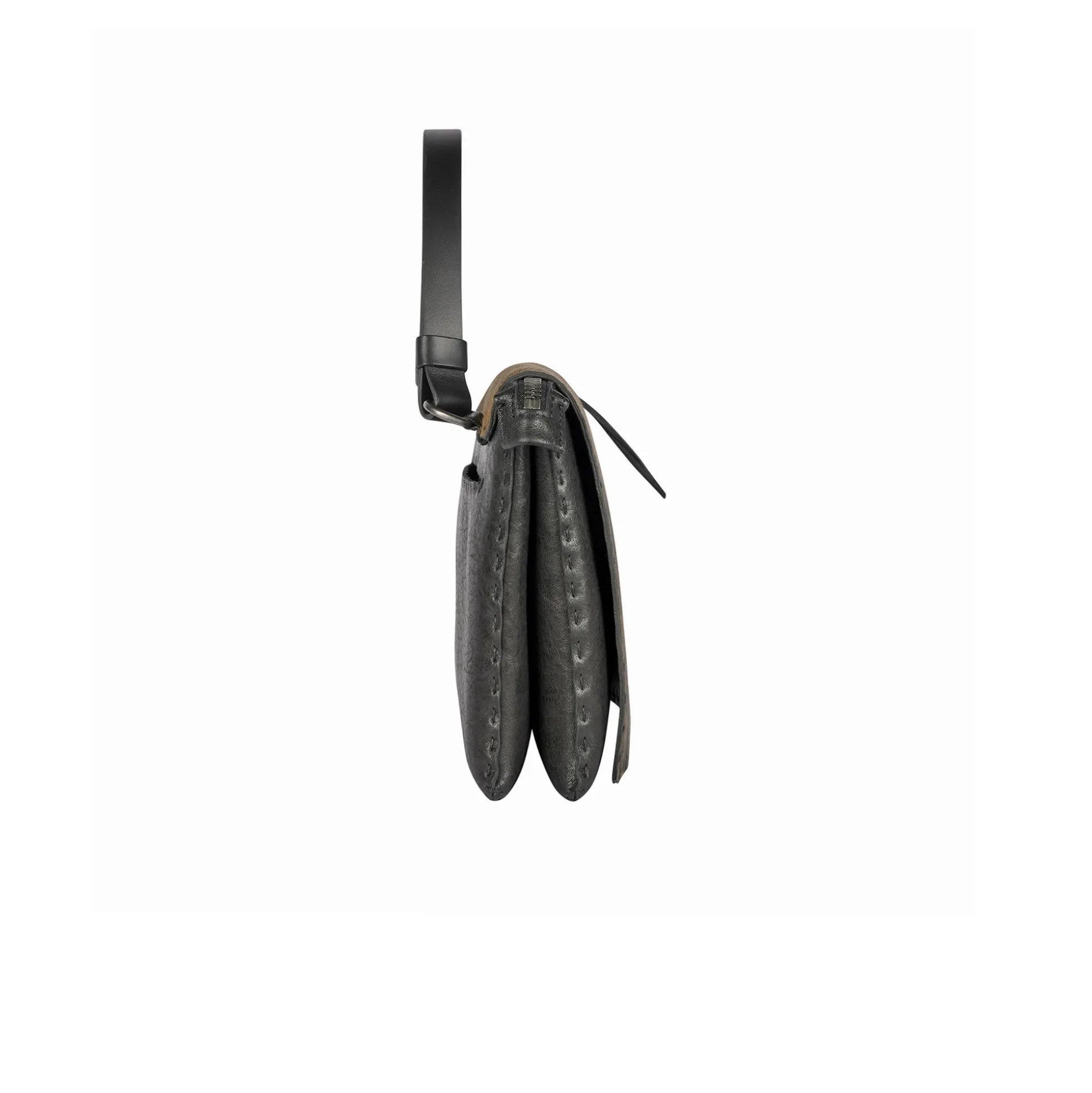 Saretta M HB Vegetal Wash Black/Pony Olive