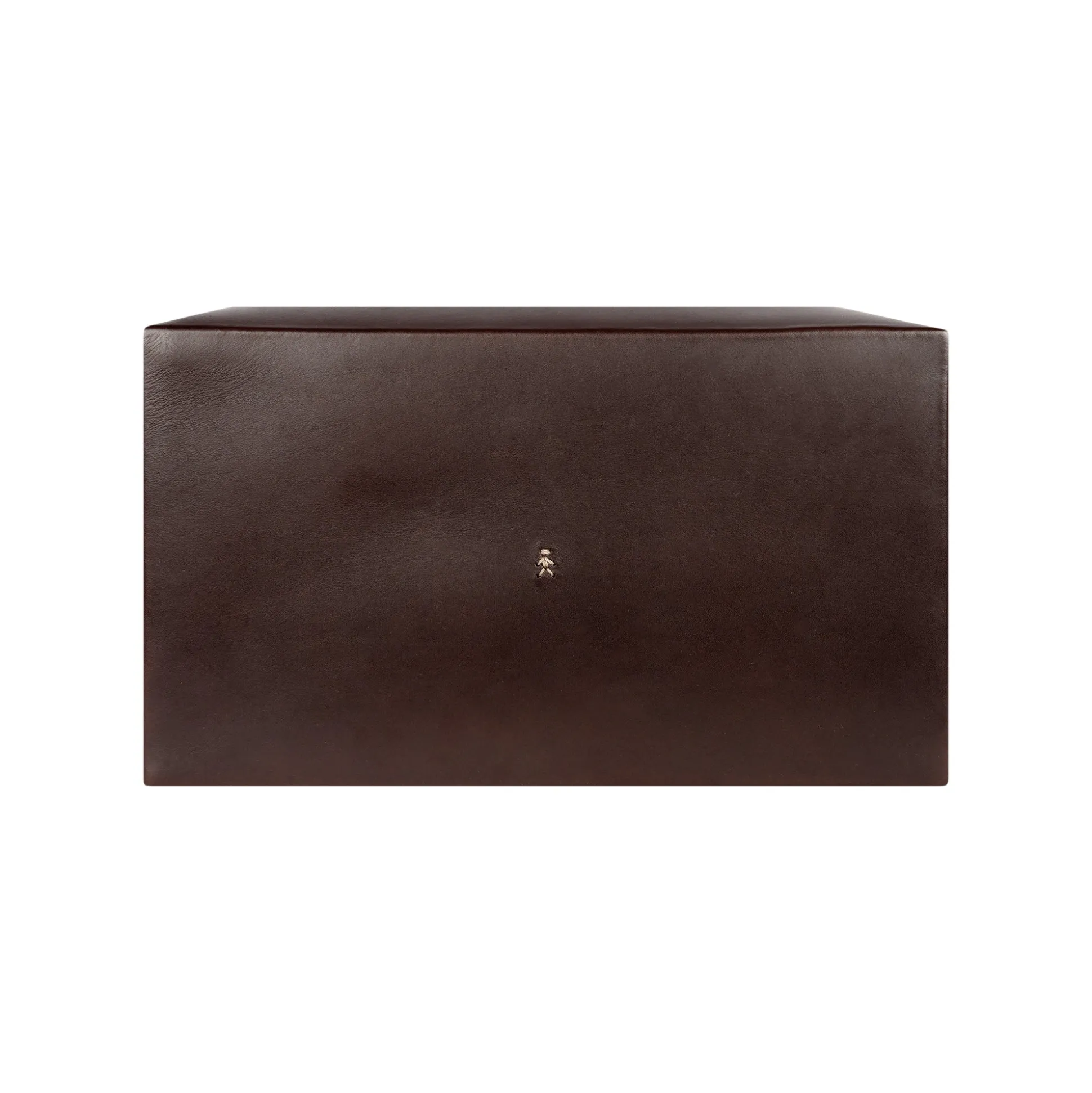 Scatola Liscia L Cuoio Brown