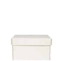 Scatola Liscia M Printed Crocodile White