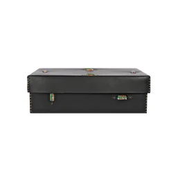 Scatola Murrine L Cuoio Black