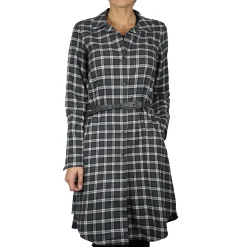 Shirt Dress Cotton Black