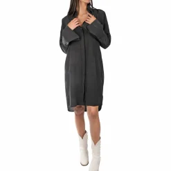 Silk Dress Black