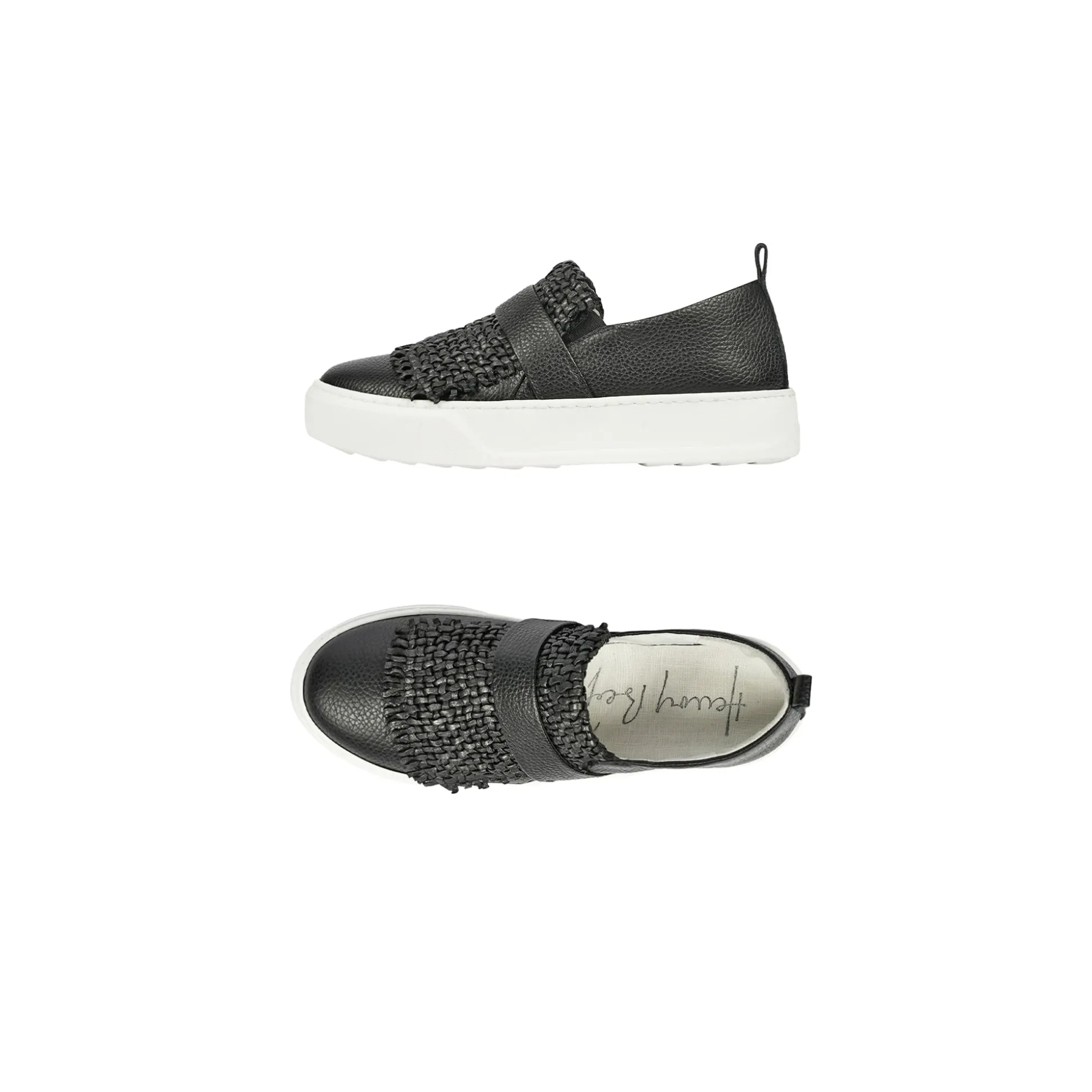 Slip On Intreccio Madreperla Black