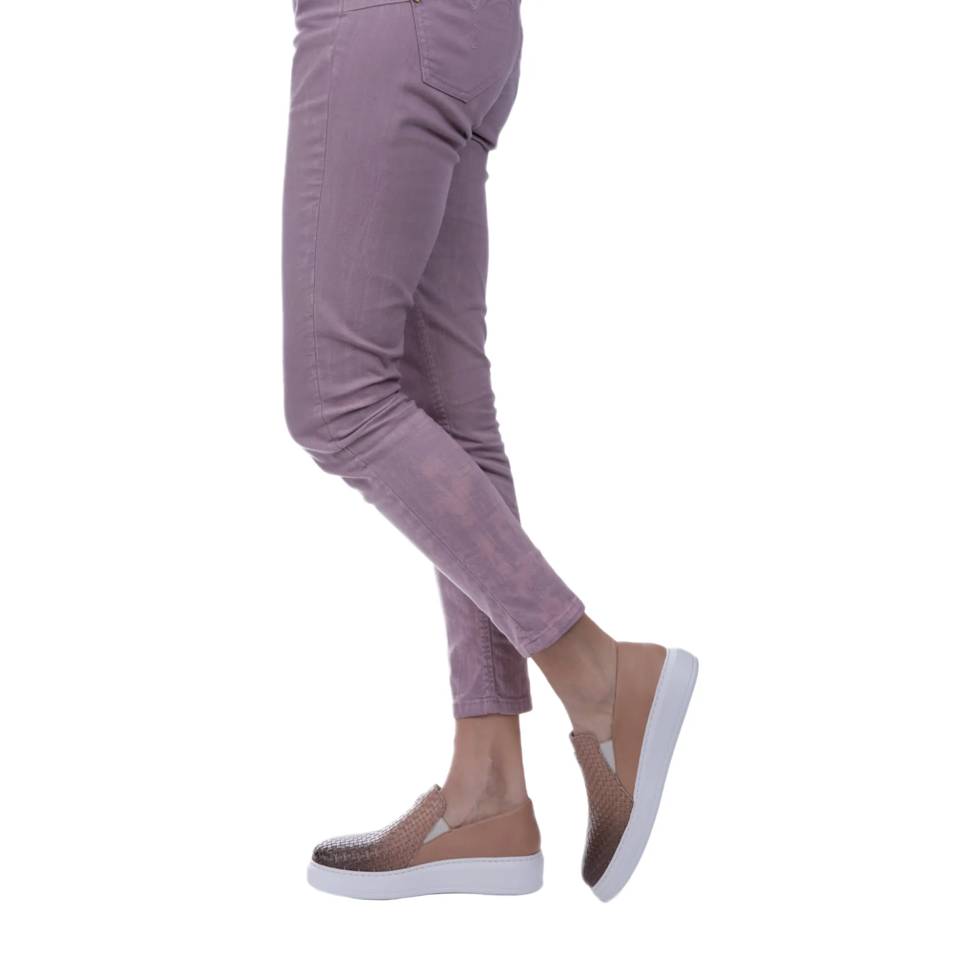 Slip On Intreccio Sfumato Fard