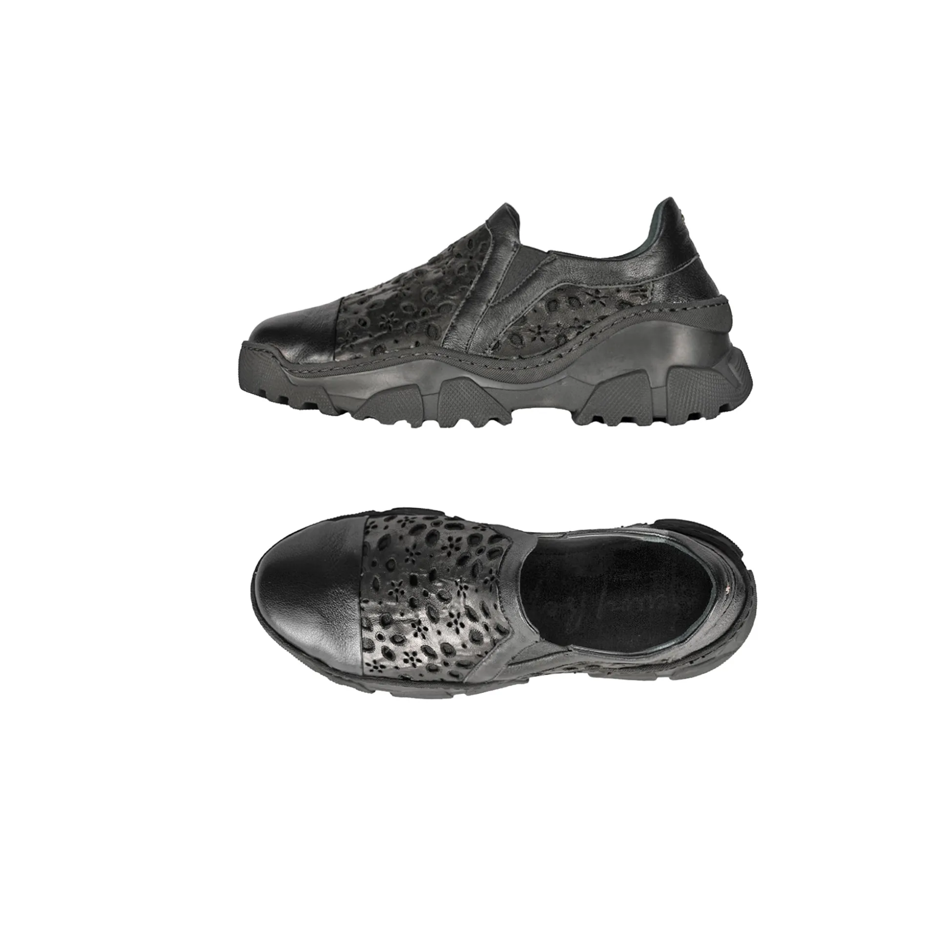 Slip On Traforato Pizzo