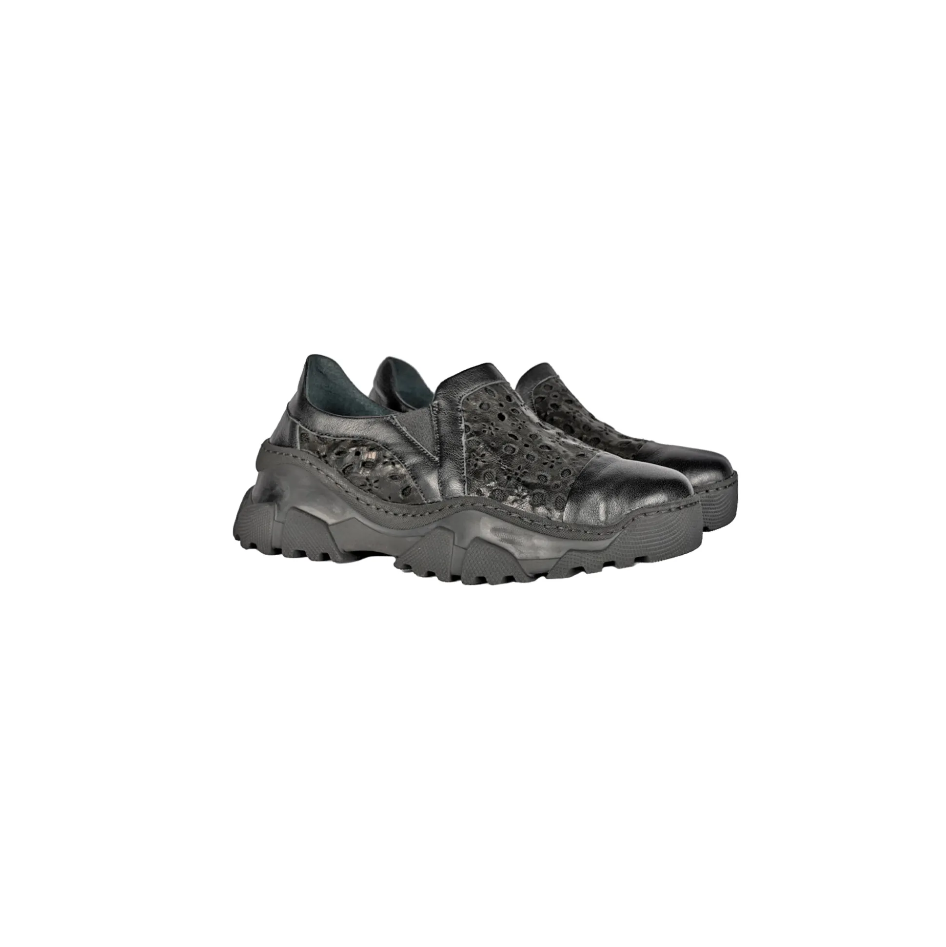 Slip On Traforato Pizzo