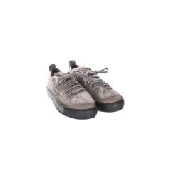 Sneaker Fur Metal Wash Lapin Anthracite