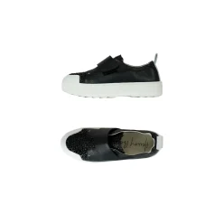 Sneaker Intreccio Uncinetto Black