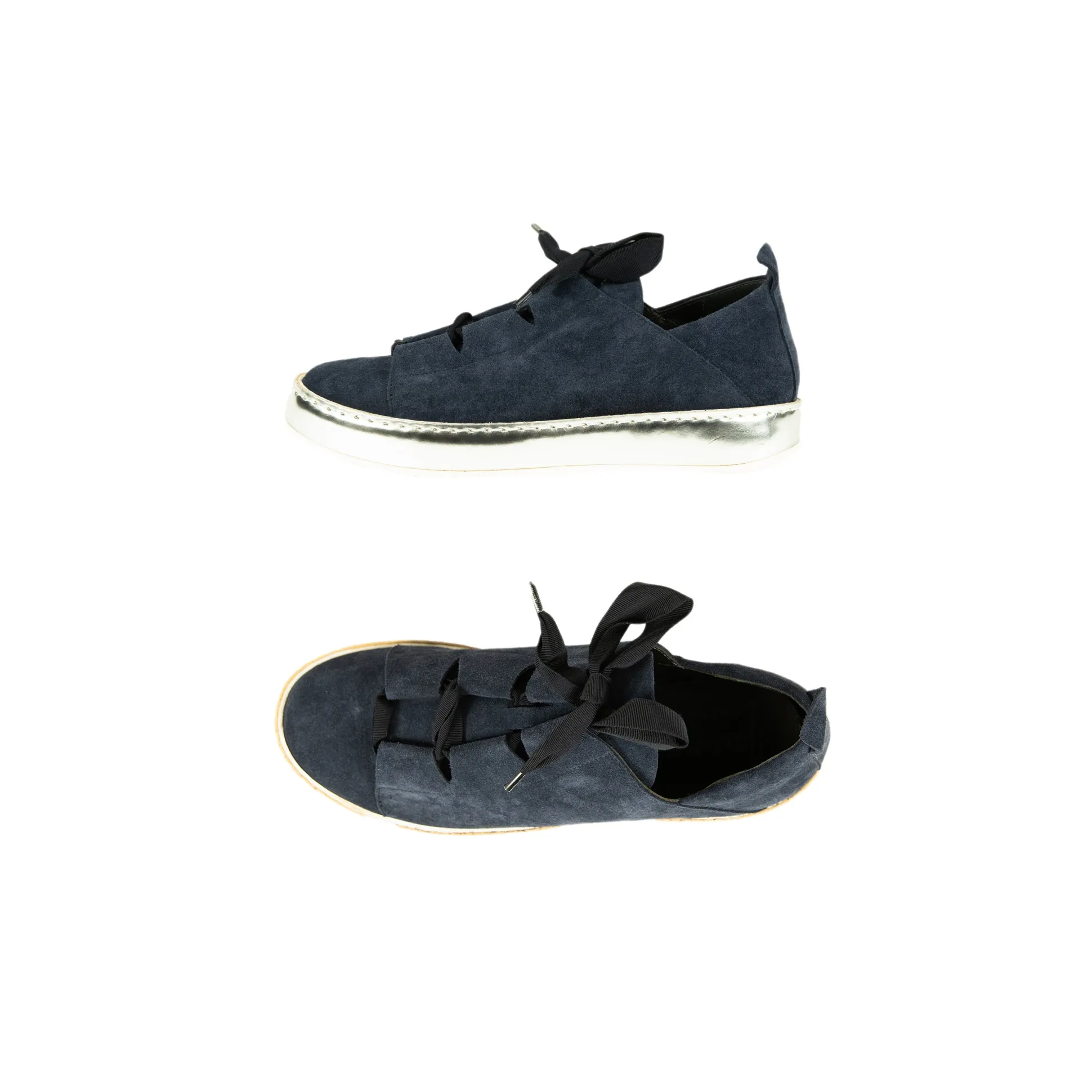 Sneaker Lacci Suede Deep Blue