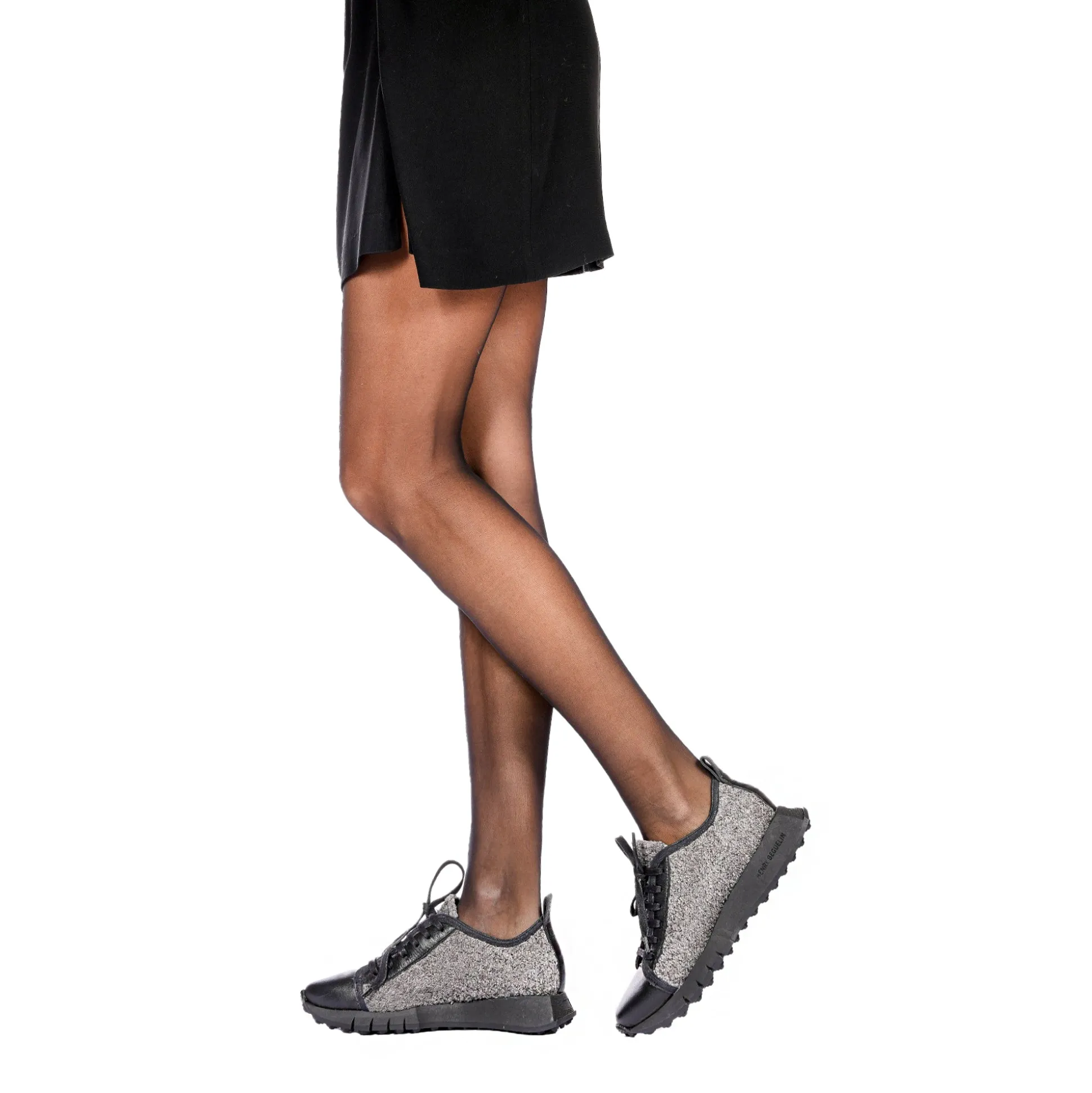 Sneaker Wool Curly Charcoal