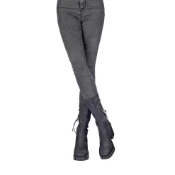 Square Toe Bootie Stretch Suede Deep Blue