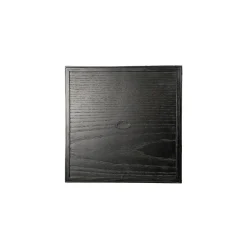 Square Wood Tray Black