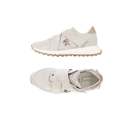 Suede Leather Man Sneaker Chalk White