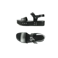 Wedge Sandal Intreccio Sfumato Black