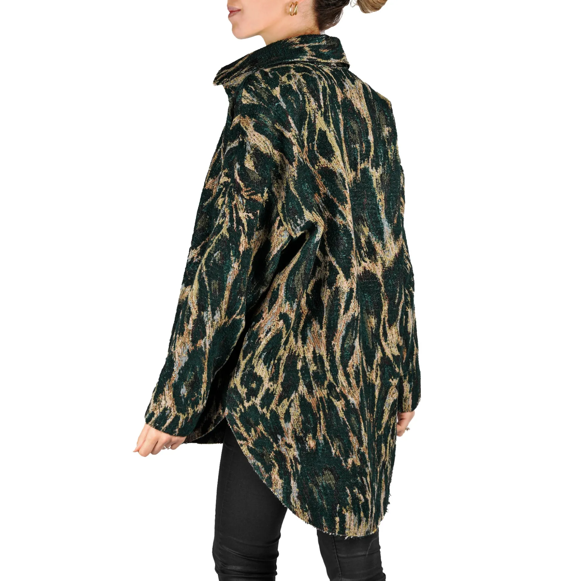 Wool Jacket Bouclè Green