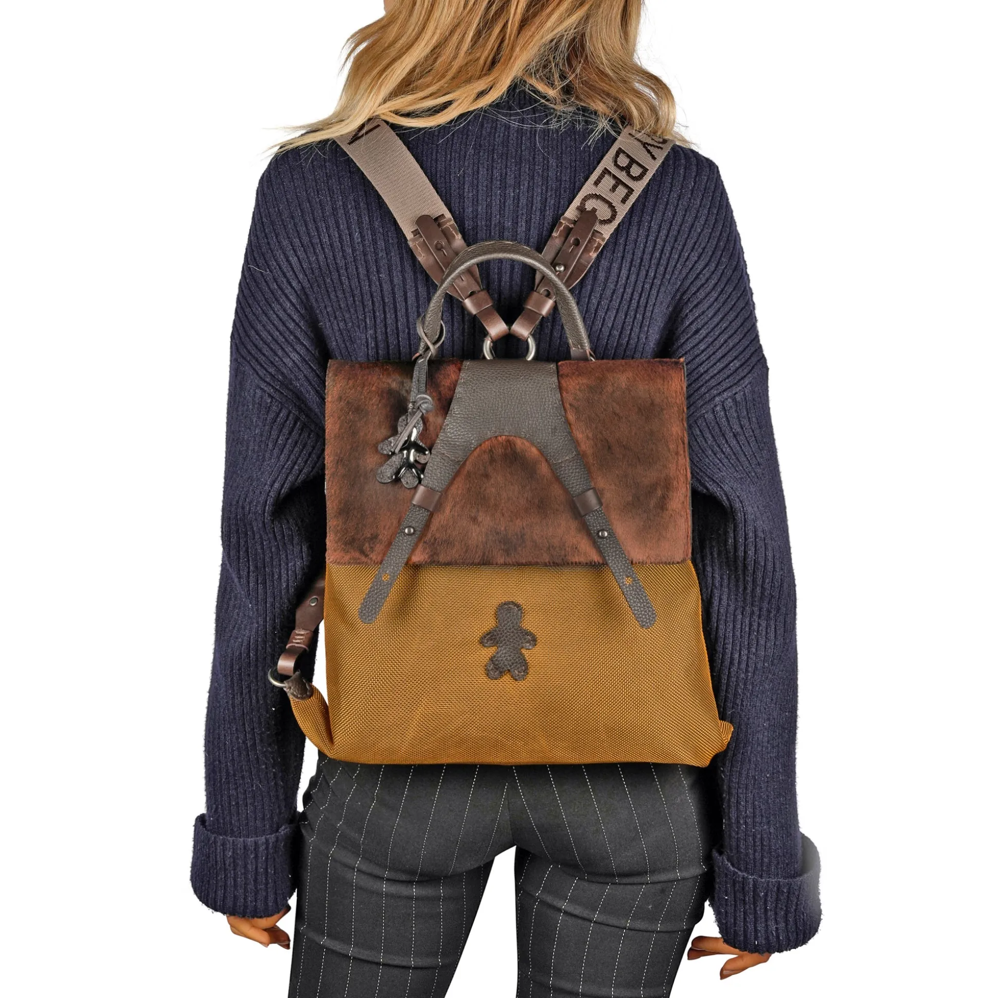 Zavorra Backpack Horse M Nylon Pony Curry